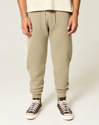 Pantaloni de jogging relaxați din tricot