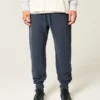 Pantaloni de jogging relaxați din tricot Pantaloni de jogging relaxați din tricot