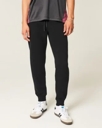 Pantaloni de jogging relaxați din tricot