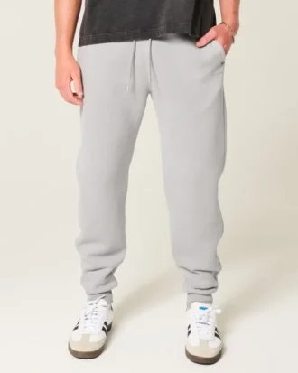 Pantaloni de jogging relaxați din tricot