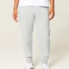 Pantaloni de jogging relaxați din tricot Pantaloni de jogging relaxați din tricot