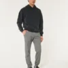 Pantaloni de jogging relaxați din twill Pantaloni de jogging relaxați din twill