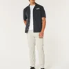 Pantaloni de jogging relaxați din twill Pantaloni de jogging relaxați din twill