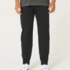 Pantaloni de jogging relaxați din twill Pantaloni de jogging relaxați din twill