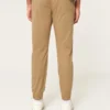 Pantaloni de jogging relaxați din twill Pantaloni de jogging relaxați din twill
