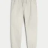 Pantaloni de jogging relaxați din twill Pantaloni de jogging relaxați din twill