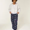 Pantaloni de pijama din flanelă