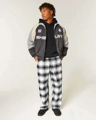 Pantaloni de pijama din flanelă