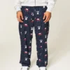 Pantaloni de pijama din flanelă