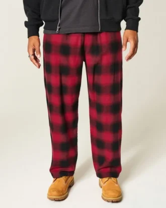 Pantaloni de pijama din flanelă