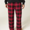 Pantaloni de pijama din flanelă Pantaloni de pijama din flanelă