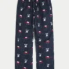 Pantaloni de pijama din flanelă