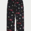 Pantaloni de pijama din flanelă cu imprimeu Tom și Jerry Pantaloni de pijama din flanelă cu imprimeu Tom și Jerry