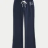Pantaloni de trening bootcut cu grafică numerică Pantaloni de trening bootcut cu grafică numerică