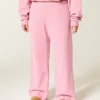 Pantaloni de trening cu croi larg Pantaloni de trening cu croi larg