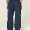 Pantaloni de trening cu picior larg și logo grafic