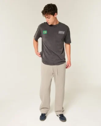 Pantaloni de trening largi