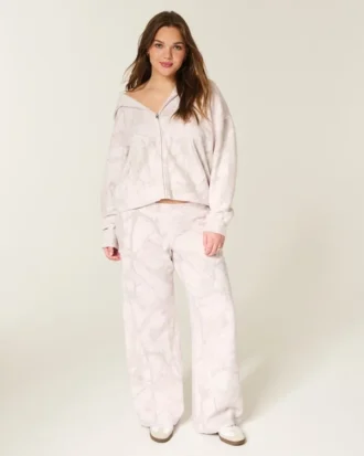 Pantaloni de trening largi camuflați Pantaloni de trening largi camuflați