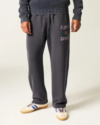Pantaloni de trening largi cu grafică Gators de la Universitatea din Florida Pantaloni de trening largi cu grafică Gators de la Universitatea din Florida