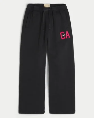 Pantaloni de trening largi cu logo Vault Release