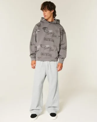 Pantaloni de trening super largi
