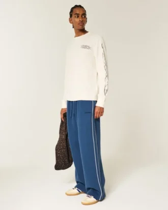 Pantaloni de trening super largi