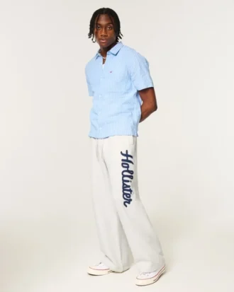 Pantaloni de trening super largi cu logo Vault Release