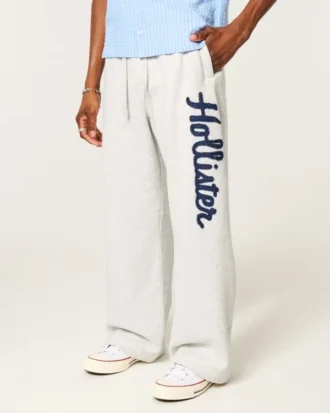 Pantaloni de trening super largi cu logo Vault Release