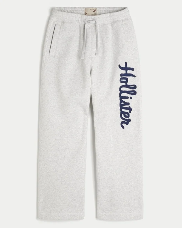 Pantaloni de trening super largi cu logo Vault Release Pantaloni de trening super largi cu logo Vault Release