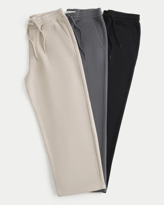 Pantaloni de trening super largi, pachet de 3 bucăți Pantaloni de trening super largi, pachet de 3 bucăți