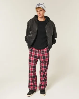Pantaloni din flanelă cu grafică Ohio State University Buckeyes Pantaloni din flanelă cu grafică Ohio State University Buckeyes