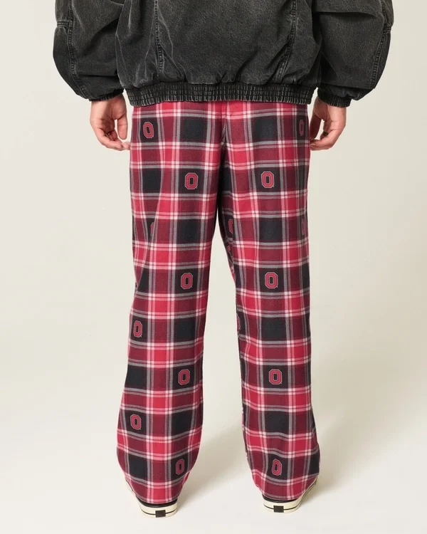 Pantaloni din flanelă cu grafică Ohio State University Buckeyes Pantaloni din flanelă cu grafică Ohio State University Buckeyes