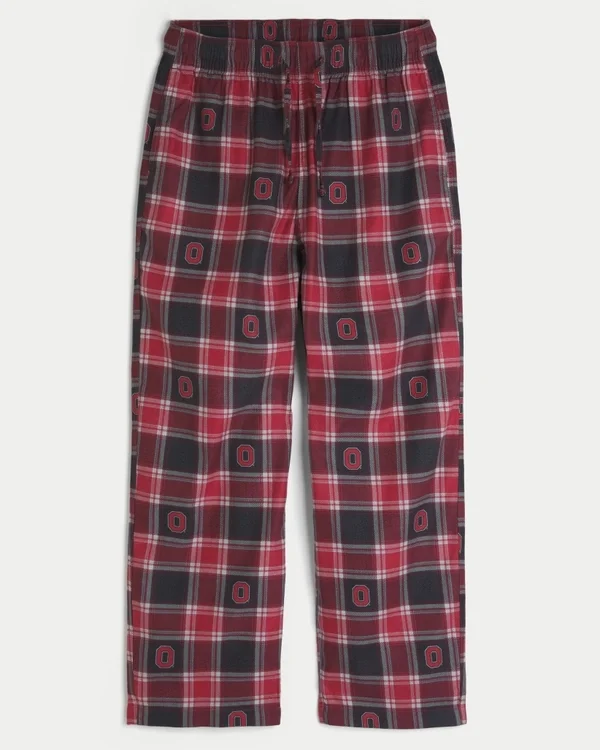 Pantaloni din flanelă cu grafică Ohio State University Buckeyes Pantaloni din flanelă cu grafică Ohio State University Buckeyes