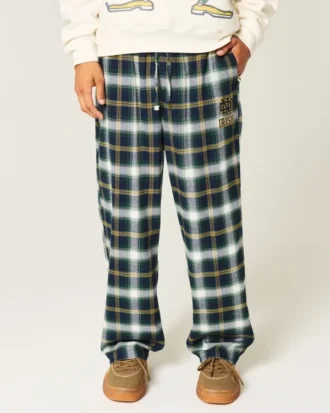 Pantaloni din flanelă cu imprimeu Fighting Irish al Universității Notre Dame Pantaloni din flanelă cu imprimeu Fighting Irish al Universității Notre Dame