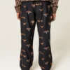 Pantaloni din flanelă cu imprimeu Longhorns de la Universitatea din Texas, Austin Pantaloni din flanelă cu imprimeu Longhorns de la Universitatea din Texas, Austin