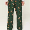 Pantaloni din flanelă cu imprimeu University of Miami Hurricanes Pantaloni din flanelă cu imprimeu University of Miami Hurricanes