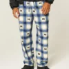 Pantaloni din flanelă cu imprimeu Wolverines de la Universitatea din Michigan Pantaloni din flanelă cu imprimeu Wolverines de la Universitatea din Michigan