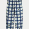 Pantaloni din flanelă cu imprimeu Wolverines de la Universitatea din Michigan Pantaloni din flanelă cu imprimeu Wolverines de la Universitatea din Michigan
