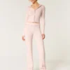 Pantaloni drepți din tricot Gilly Hicks