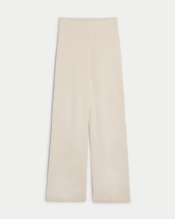 Pantaloni drepți din tricot Gilly Hicks Pantaloni drepți din tricot Gilly Hicks