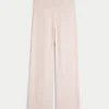 Pantaloni drepți din tricot Gilly Hicks