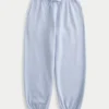 Pantaloni jogging largi din fleece Pantaloni jogging largi din fleece