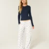 Pantaloni largi, confortabili, cu nervuri Pantaloni largi, confortabili, cu nervuri