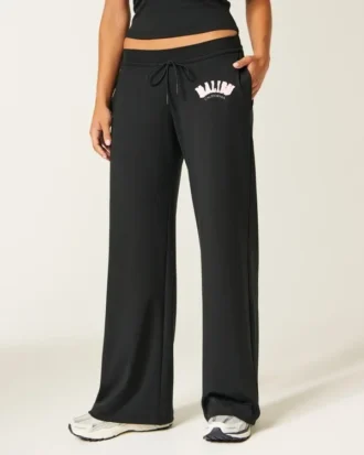 Pantaloni largi cu imprimeu Gilly Hicks Active Recharge