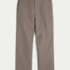 Pantaloni largi cu talie elastică din amestec de in Pantaloni largi cu talie elastică din amestec de in