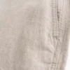 Pantaloni largi cu talie elastică din amestec de in Pantaloni largi cu talie elastică din amestec de in