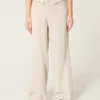 Pantaloni largi cu talie joasă Hollister Livvy Pantaloni largi cu talie joasă Hollister Livvy