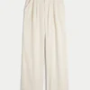Pantaloni largi cu talie înaltă Hollister Livvy Pantaloni largi cu talie înaltă Hollister Livvy