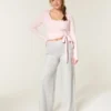 Pantaloni largi cu talie pliată Gilly Hicks Active Recharge Pantaloni largi cu talie pliată Gilly Hicks Active Recharge