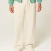 Pantaloni largi de trening cu imprimeu New York Pantaloni largi de trening cu imprimeu New York